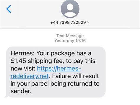 phishing mails hermes|hermes scams uk.